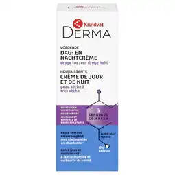 Kruidvat Kruidvat Derma Droge Huid Dag- en Nachtcrème aanbieding