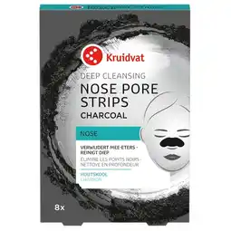 Kruidvat Kruidvat Deep Cleansing Charcoal Neusstrips aanbieding