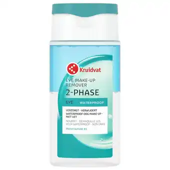 Kruidvat Kruidvat Cleansing 2 Phases Oogmake-upremover aanbieding