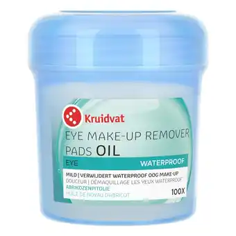 Kruidvat Kruidvat Cleansing Oil Oogmake-upremoverpads aanbieding