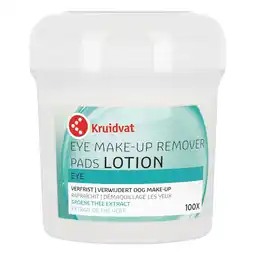 Kruidvat Kruidvat Cleansing Lotion Oogmake-upremoverpads aanbieding