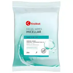 Kruidvat Kruidvat Micellair Facial Wipes aanbieding
