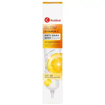 Kruidvat Kruidvat Glow Vitamin C Anti-Pigmentvlekken Fluïde aanbieding