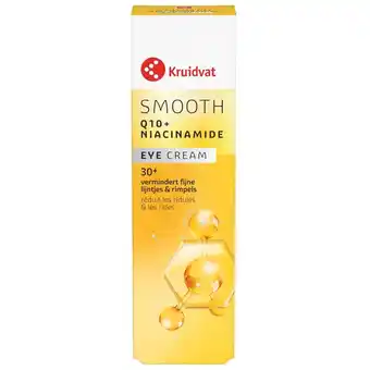 Kruidvat Kruidvat Smooth Q10 + Niacinamide Oogcrème aanbieding