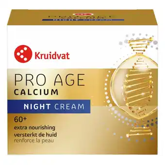Kruidvat Kruidvat Pro Age Calcium 60+ Nachtcrème aanbieding