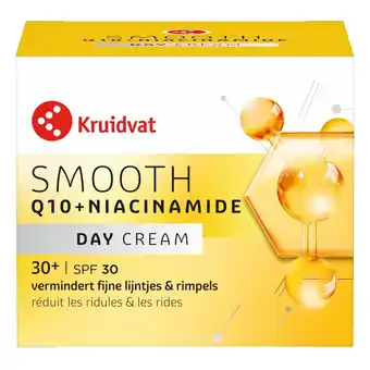 Kruidvat Kruidvat Smooth Q10 + Niacinamide SPF30 Dagcrème aanbieding