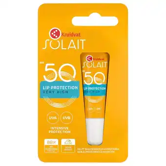 Kruidvat Kruidvat Solait SPF50 Lip Protection Lippenbalsem aanbieding