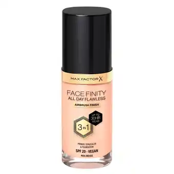 Kruidvat Max Factor Facefinity All Day Flawless N55 Beige Foundation aanbieding