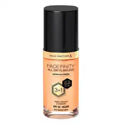 Kruidvat Max Factor Facefinity All Day Flawless W70 Warm Sand Foundation aanbieding