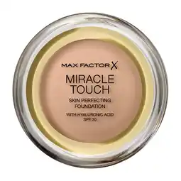 Kruidvat Max Factor Miracle Touch 75 Golden Skin Perfecting Foundation aanbieding