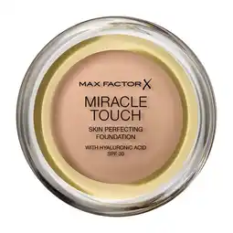 Kruidvat Max Factor Miracle Touch 75 Golden Skin Perfecting Foundation aanbieding