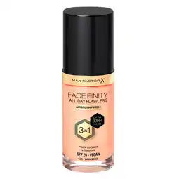 Kruidvat Max Factor Facefinity All Day Flawless C35 Pearl Beige Foundation aanbieding