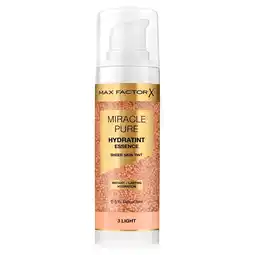 Kruidvat Max Factor Miracle Pure 3 Light Hydratint Essence Foundation aanbieding
