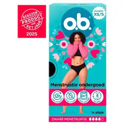 Kruidvat o.b. Herbruikbaar Menstruatieondergoed aanbieding