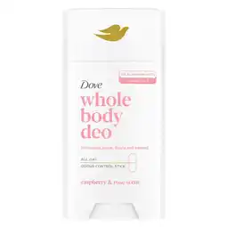 Kruidvat Dove Whole Body Raspberry & Rose Deodorant Stick aanbieding