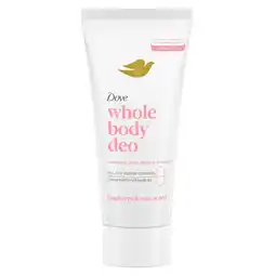 Kruidvat Dove Whole Body Raspberry & Rose Deodorant Cream aanbieding