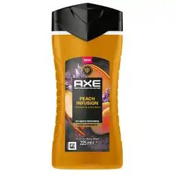 Kruidvat Axe Fine Fragrance Peach Infusion Douchegel aanbieding