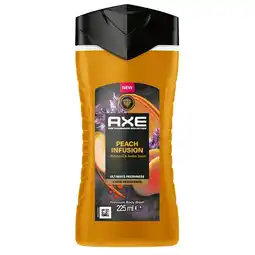 Kruidvat Axe Fine Fragrance Peach Infusion Douchegel aanbieding