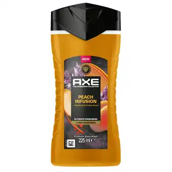 Kruidvat Axe Fine Fragrance Peach Infusion Douchegel aanbieding