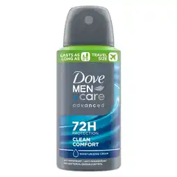 Kruidvat Dove Men+Care Clean Comfort Compressed Antitranspirant Spray aanbieding