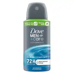 Kruidvat Dove Men+Care Clean Comfort Compressed Antitranspirant Spray aanbieding
