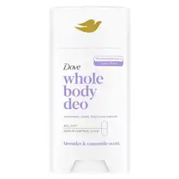 Kruidvat Dove Whole Body Lavender & Camomile Deodorant Stick aanbieding