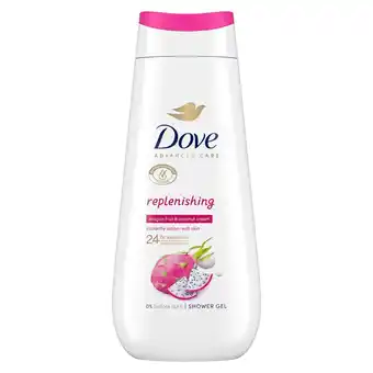 Kruidvat Dove Advanced Care Replenishing Dragonfruit & Coconut Cream Douchegel aanbieding