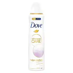 Kruidvat Dove Advanced Care Clean Touch Antitranspirant Deodorant Spray aanbieding