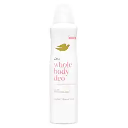 Kruidvat Dove Whole Body Raspberry & Rose Deodorant Spray aanbieding