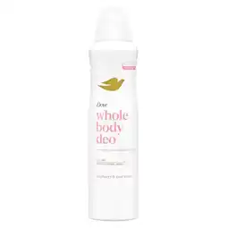 Kruidvat Dove Whole Body Raspberry & Rose Deodorant Spray aanbieding