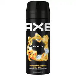 Kruidvat Axe Gold Deodorant & Bodyspray aanbieding