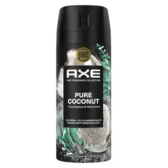 Kruidvat Axe Fine Fragrance Pure Coconut Deodorant & Bodyspray aanbieding