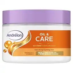Kruidvat Andrélon Oil & Care Voedend Crème Haarmasker aanbieding