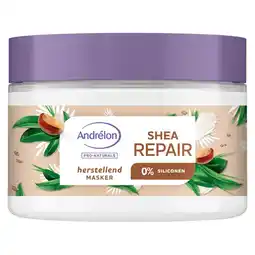 Kruidvat Andrélon Pro Nature Shea Strong Repair Haarmasker aanbieding