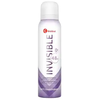 Kruidvat Kruidvat Invisible Deodorant Spray aanbieding