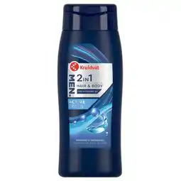 Kruidvat Kruidvat Active Fresh Men 2-In-1 Shampoo & Shower aanbieding