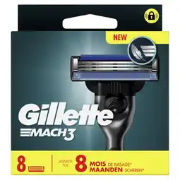 Kruidvat Gillette Mach3 Base Scheermesjes aanbieding