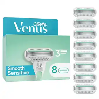Kruidvat Gillette Venus Smooth Sensitive Scheermesjes aanbieding