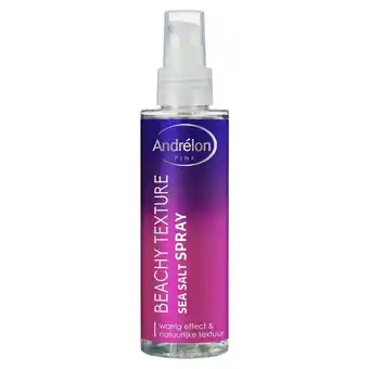 Kruidvat Andrélon Beachy Texture Sea Salt Spray aanbieding
