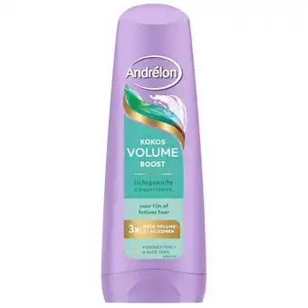 Kruidvat Andrélon Kokos Volume Boost Conditioner aanbieding