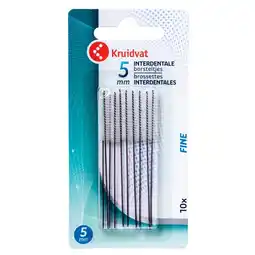 Kruidvat Kruidvat Fijn 5mm Interdentale Borsteltjes aanbieding