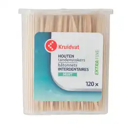 Kruidvat Kruidvat Extra Dunne Houten Tandenstokers aanbieding
