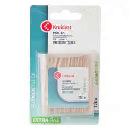 Kruidvat Kruidvat Extra Dunne Houten Tandenstokers aanbieding