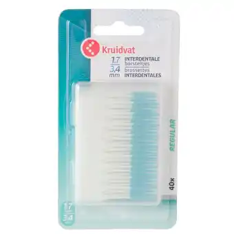 Kruidvat Kruidvat Soft 1,7-3,4mm Interdentale Borsteltjes aanbieding