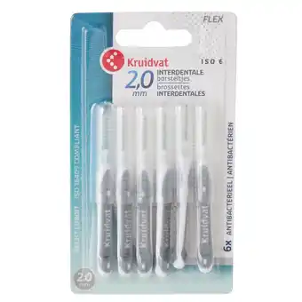 Kruidvat Kruidvat 2,0mm Interdentale Borsteltjes met Handvat aanbieding