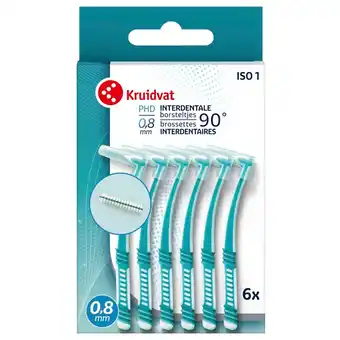 Kruidvat Kruidvat 90° 0,8mm Interdentale Borsteltjes aanbieding