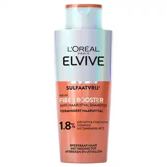 Kruidvat L'Oréal Paris Elvive Fiber Booster Anti-Haaruitval Shampoo aanbieding
