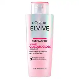 Kruidvat L'Oréal Paris Elvive Glycolic Gloss Shampoo aanbieding