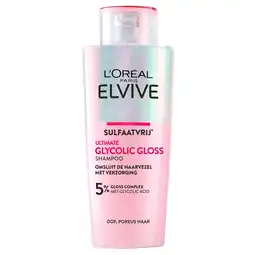 Kruidvat L'Oréal Paris Elvive Glycolic Gloss Shampoo aanbieding