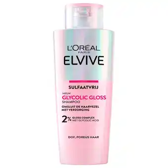 Kruidvat L'Oréal Paris Elvive Glycolic Gloss Shampoo aanbieding